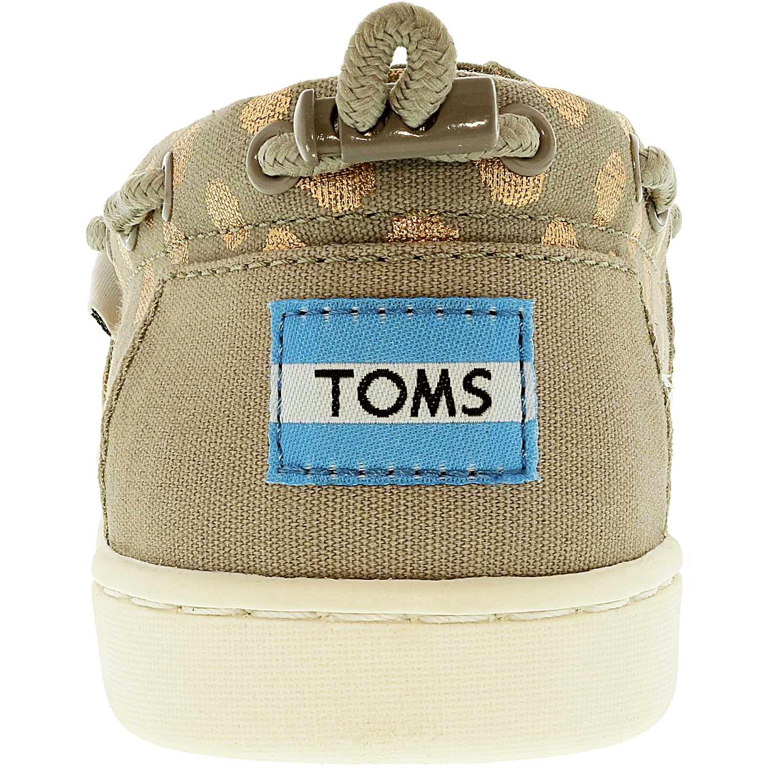 rose gold polka dot toms