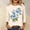Beige, variant on Plus Size Womens Long Sleeve Shirts Round Neck Floral Printed Basic Tees Classic Fitted Tunic Tops Casual Fashion Dressy Clothes