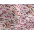 thumbnail image 3 of Ambesonne Floral Scene Quilted Bedspread Set 3 Pcs, Japan Spring Flowers, Queen, Pale Pink Pale Fuchsia, 3 of 4