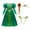 B, variant on Princess Fiona Costume with Accessories for Girls Halloween Medieval Outfits, SIZE 4-9Y