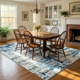 thumbnail image 4 of HOMERRY Area Rug 9' x 12' Modern Abstract Rug for Living Room Washable Soft Indoor Floor Carpet, Blue, 4 of 8