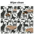 thumbnail image 4 of ONETECH Black Cat Round Tablecloth Waterproof Oil Proof Spill Proof Polyester Table Cloths Decorative Table Cover for Kitchen, Parties, Wedding, Indoor and Outdoor, 4 of 7