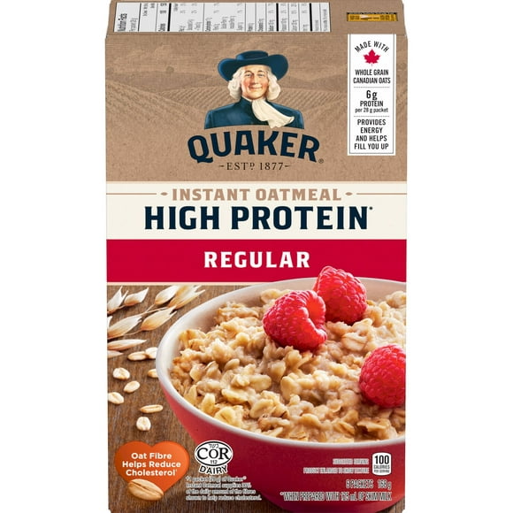 Quaker Regular Protein Instant Oats, 168g