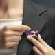 thumbnail image 1 of Fiudx Broche Del Día de La Independencia, Elegante Broche de Aleación con Diseño de Bandera, Colgante Versátil para Ropa, Bolsos, Sombreros, Accesorio Elegante para Celebraciones, Bodas y Fiestas, Un, 1 of 6