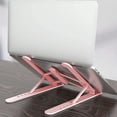 thumbnail image 2 of LNGOOR 1 Pce Support pour Ordinateur Portable Universel Portable Réglable Support de Bureau avec Multiples Angles pour Tablette Support Pliant Rehaussant Support Support, 2 of 6