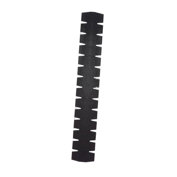 Cinta protectora para bordes de paleta de Pickleball, 14,17 pulgadas de largo, ajuste perfecto Negro
