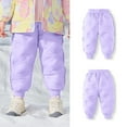 thumbnail image 2 of CAIVO Boys Winter Thermal Down Pants With Adjustable Outdoor Cold Weather Play And School Activities Lovely Solid Color Trousers Slacks, 2 of 5