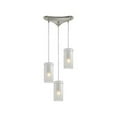 thumbnail image 2 of ELK Lighting Synthesis 3 Light Pendant, Satin Nickel - 10243-3FC, 2 of 2