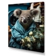 thumbnail image 2 of Designart "Koalas Enjoying Laundry Time II" Laundry Canvas Art Print, 2 of 7