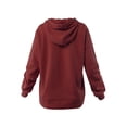 thumbnail image 3 of A2Y Women's Relax Fit Kangaroo Phone Pockets Hoodie Sweatshirts Fired Brick L, 3 of 5