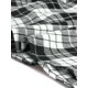 thumbnail image 5 of INSPIRE CHIC Vestido A-Line de Cuadros para Mujer con Botones y Cuello de Punta de Manga Larga S Blanco, 5 of 5