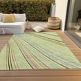 thumbnail image 5 of Addison Rugs Chantille Indoor/Outdoor Transitional Stripes Aloe Washable Rectangle Rug, 3' x 5', 5 of 5