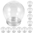 thumbnail image 3 of GAXIRE 10 piezas de globo de nieve de bricolaje, frasco, globo de agua, accesorio para hacer globos de nieve de plástico, globo de nieve transparente, accesorio para bricolaje, 3 of 5