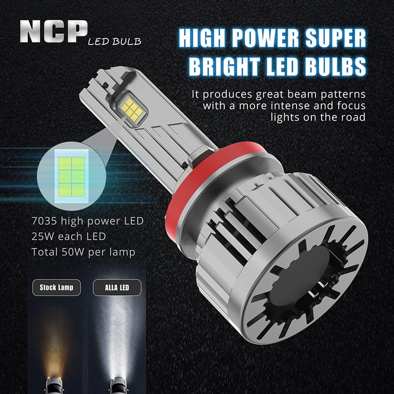 AUXBEAM 9006 HB4 LED Headlight Bulbs Low Beam 6000K Xenon White Canbus Decoder AUXBEAM 9006 HB4 LED Headlight Bulbs Low Beam 6000K Xenon White Canbus Decoder