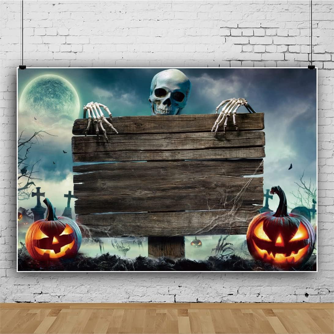 Poster Toile Halloween Citrouille - Décoration Murale Maison - Impression Couleurs
