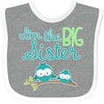 thumbnail image 3 of Inktastic I'm the Big Sister Girls Baby Bib, 3 of 4