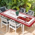thumbnail image 2 of Valentine's Day Table Cloths for 8 Foot Rectangle Tables, Love Heart Truck Modern Art Patio Waterproof Elastic Fitted Tablecloths, Washable Rectangular Table Cover for Camping, 2 of 8