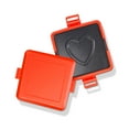 thumbnail image 1 of Microwave  Maker, Grilled Cheese Maker, Microwave Crisper Toaster Cookware Panini Press with Heart Pattern for Cooking Breakfast, Snacks, Dishwasher Safe, NO Electricity, 1 of 7