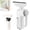 silver, variant on Cordless Window Vacuum Cleaner with Spray Bottle & Microfiber Pad, Electric Window Squeegee 1500Pa Suction, Rechargeable Glass Cleaner for Mirrors Tiles Shower Glass