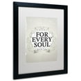 thumbnail image 4 of Trademark Fine Art "Every Soul" Canvas Art by Kavan & Co White Matte, Wood Frame, 4 of 4