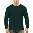 thumbnail image 4 of Men's 250g 100% Cotton Round Neck Regular Solid Long Sleeve T-Shirt, 4 of 13