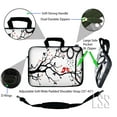 thumbnail image 2 of LSS 17 inch Laptop Sleeve Bag Notebook with Pocket, Soft Carrying Handle & Strap for 16" 17" 17.3" 17.4" - Love Birds, 2 of 3