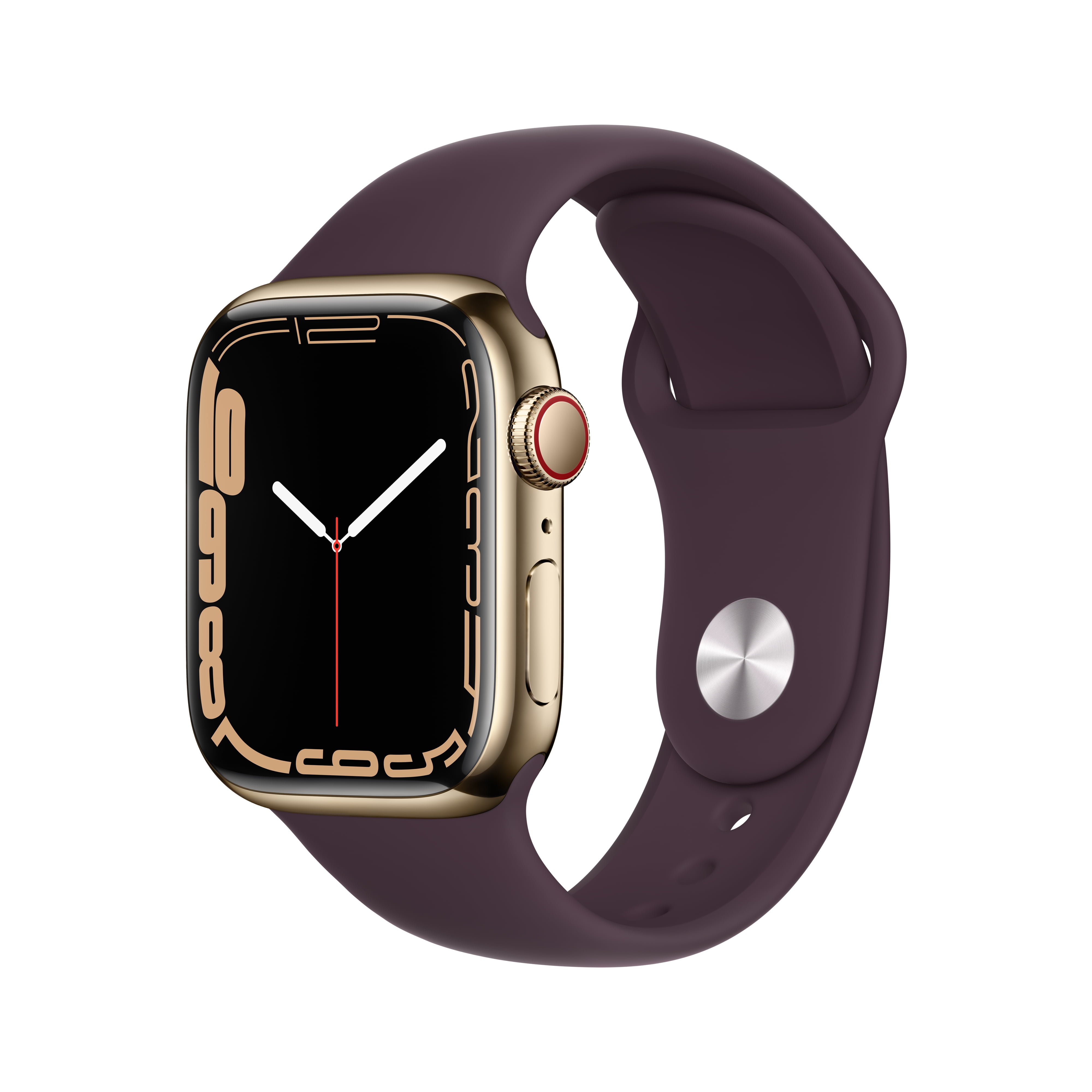 Apple Watch Series 7 GPS, 45mm Midnight Aluminum with Midnight Sport Band - Regular - Walmart.com