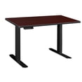 thumbnail image 1 of Regency HAD4224MHBK 42 in. Esteem Height Adjustable Power Desk - Mahogany & Black, 1 of 5