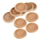 thumbnail image 3 of 10 posavasos de madera sin terminar, base de madera pequeña, mini bases de artware, práctica base de cojín de aguja para coser bases redondas en miniatura, 3 of 8