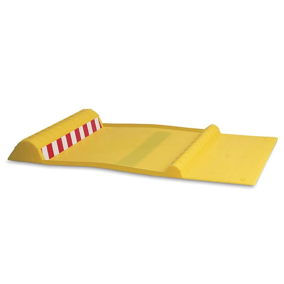 Maxsa 37356 Park Right 21" x 11" x 2" Parking Mat, Yellow