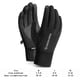 thumbnail image 2 of Hombres ciclismo bicicleta guantes antideslizante invierno guantes a prueba de viento pantalla táctil impermeable, 2 of 9