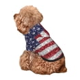 thumbnail image 4 of Bingfone America Flag Glitter Dog Clothes Hoodie, Pet Winter Coat,Puppy Sweatshirts for Small Dogs Boy Girl,Suitable for All Breeds-X-Small, 4 of 6