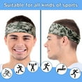 thumbnail image 2 of Bandas para el sudor para hombres, bandas para el sudor para entrenamiento deportivo, bandas para el sudor para hombres, bandas para el sudor con diseño de camuflaje, bandas para el sudor, 2 of 6