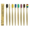 thumbnail image 3 of 10pcs Bamboo Toothbrush Set, Convenient Soft Toothbrush, Biodegradable Natural and Eco-Friendly, 3 of 5