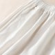 thumbnail image 4 of ICHUANYI Clearance Women's Solid Color Casual Pocket Elasticated Feeling Of Falling Cotton And Linen Straight Barrel Pants(White, M) ICHUANYI WER2023081402371, 4 of 5