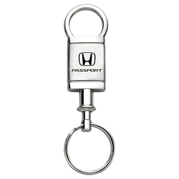 Honda Passport Satin Chrome Valet Key Chain (Silver)