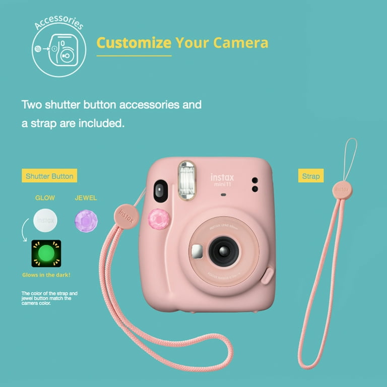 FUJIFILM INSTAX Mini 11 Instant Film Camera Blush Pink