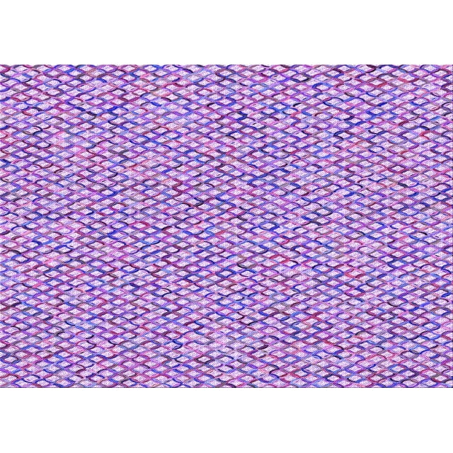 Ahgly Company Machine Washable Indoor Rectangle Transitional Mauve Purple Area Rugs, 2' x 4'