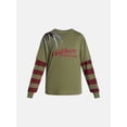 thumbnail image 5 of Disney Nightmare on Elm Street Women's Halloween Layered Look Graphic Tee, Sizes XXS-XXL, 5 of 5