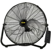 Mainstays 20 in High Velocity Floor Fan, Black