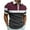 Wine, variant on WREESH Men's Henley Shirts 1/4 Zip Pullover Short Sleeved Lapel Printed T-Shirt Loose Workout Tops Blue