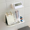 thumbnail image 3 of Estante de almacenamiento portátil de 2 piezas para mesita de noche, estante montado en la pared, estante colgante plegable para cocina, baño, Stora, 3 of 5