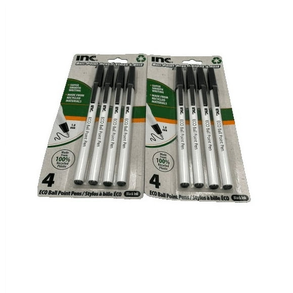 0.7mm BallPoint Pens, 4-Pack Black Medium