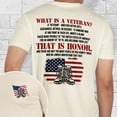 thumbnail image 4 of FLAGWIX 4th of July, U.S. Veteran That Is Honor, Patriotic American Veteran T-Shirt, Veteran Grandpa T-shirt, 4 of 6