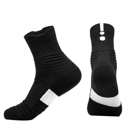 

Clearance Men Professional Sports Socks Basketball Running Towel Bottom Anti-Slip Sport Boat Outdoor Breathable Cotton Hiking Socks