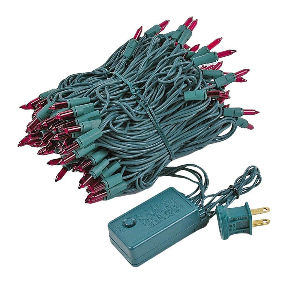 Novelty Lights Chasing Patio Party Christmas Clear Incandescent Mini Lights Holiday Lightings, 46.5' (140 Count) - Walmart.com
