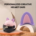thumbnail image 3 of Happydeer Motorcycle Helmet Ears Decorations Vibrant Color Compact Size Easy to Install Novelty Ears Adorable Helmet Accessories, 3 of 13