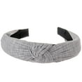 thumbnail image 2 of Welling Elastic Non-slip Women Headband Knitted Fabric Women Girl Solid Color Knotted Headband Hair Accessories, 2 of 10