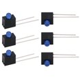 thumbnail image 1 of Holder 100Pcs LED Holder 3mm Lampshade 90 Degree Bend with Light Industrial Control Components, 1 of 7
