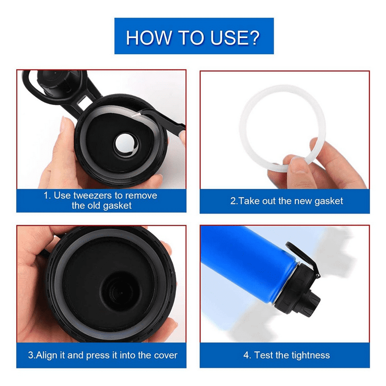 Gasket Kit Replacement Gasket For Hydro Flask Silicone Water